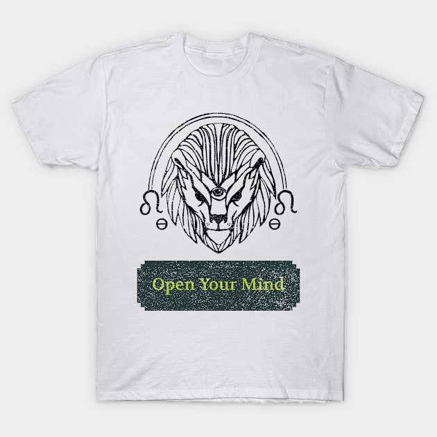 Open Your Mind T-Shirt by Dosiferon